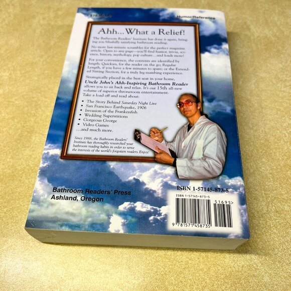 Uncle John's Ahh-Inspiring Bathroom Reader Paperback Book - Picture 2 of 3